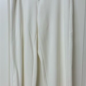Eileen Fisher Women's Cream Straight Leg Pants